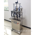 Semi-automatic Binary Packing Aerosol Filling Machine / aerosol spray can filling machine